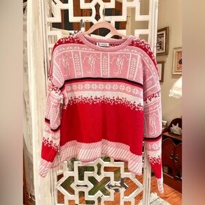 Fun ski print Sweater